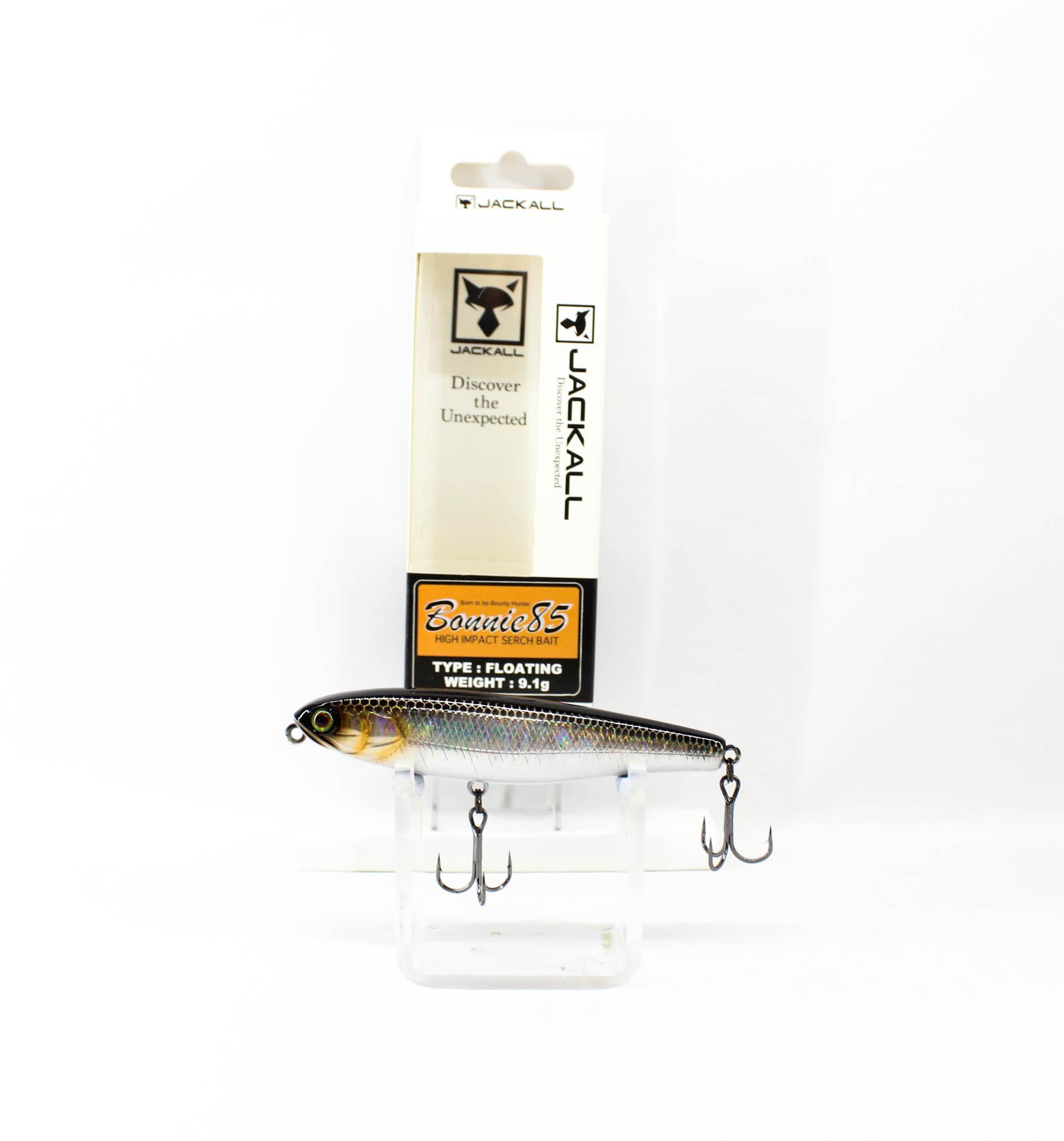 

Jackall Bonnie 85 Floating Lure HL Silver & Black (8952)