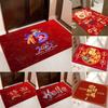 Lucky Chinese Year Red Carpet Rugs for Living Room Home Bedroom Decoration Non-slip Large Carpets Indoor Entrance Doormat