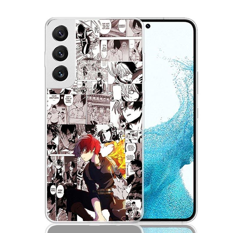 My Hero MHA Todoroki Shoto Phone Case For Samsung Galaxy S26 S25 Edge S24 S23 FE S22 Ultra S21 Plus S20 + Fundas Cover Coque Gal
