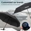Portable Car Logo Umbrella Auto Folding Sunshade Windshield Umbrella For Volvo RDESIGN XC60 XC90 S60 S80 S60L V40 V60 AWD V70 T6