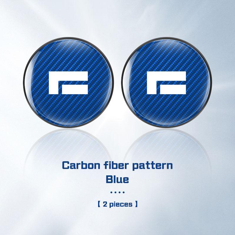 For BAIC Jishi Polestone 01 Rox 01 2026 2026 2026 Carbon Fiber Car Coaster Water Cup Mat Anti-slip Pad Accessories