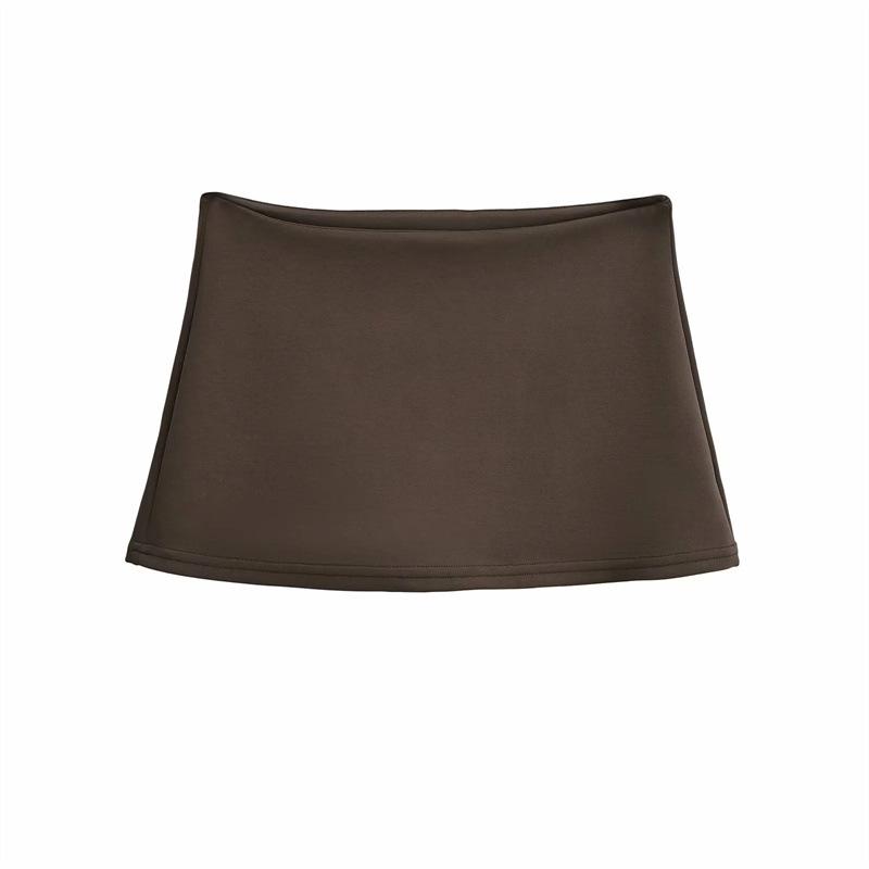 American Spicy Women's Low-Waist Bodycon Yoga Skirt with Underpants – Slimming, Anti-Exposure, Hip-Hugging Fit