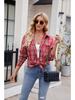 2024 Women's Casual Loose Plaid Pocket Shirt - Autumn/Winter European & American Fashion