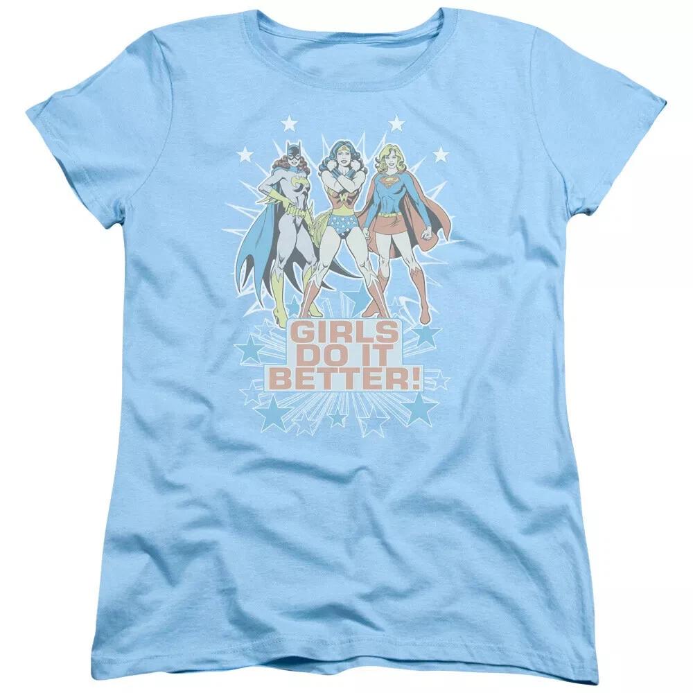 Justice League Of America  Girls Do It Better  Women s T-Shirt 4XL