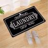 Laundry Room Entrance Carpet Door Mat Entrance Printed Door Carpet Indoor Outdoor Polyester Anti-slip Carpet Home Decoration