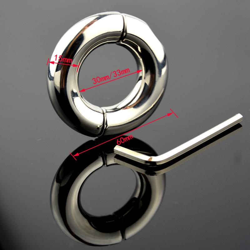 Multiple Models Size Metal Penis Bondage Lock Cock Rings Scrotum Stretcher Delay Ejaculation BDSM Adult Sexy Toys Man Sex Shop