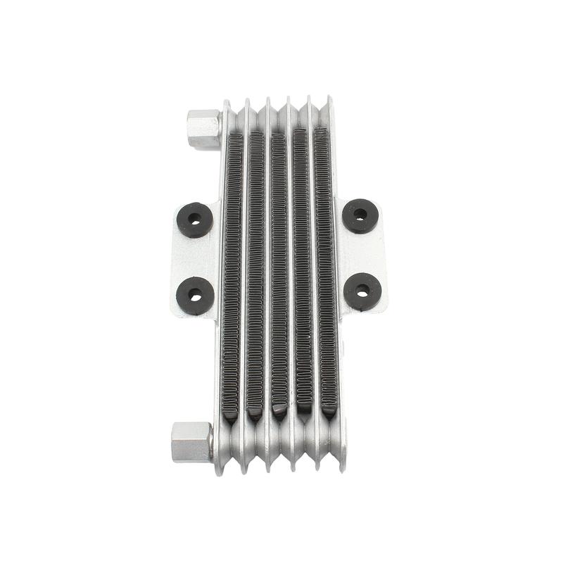 Universal Motorcycle Oil Cooler 5-Layer Radiator M10 M12 For Honda Kawasaki KTM Dirt Pit Bike Engine Cooling System Accessories