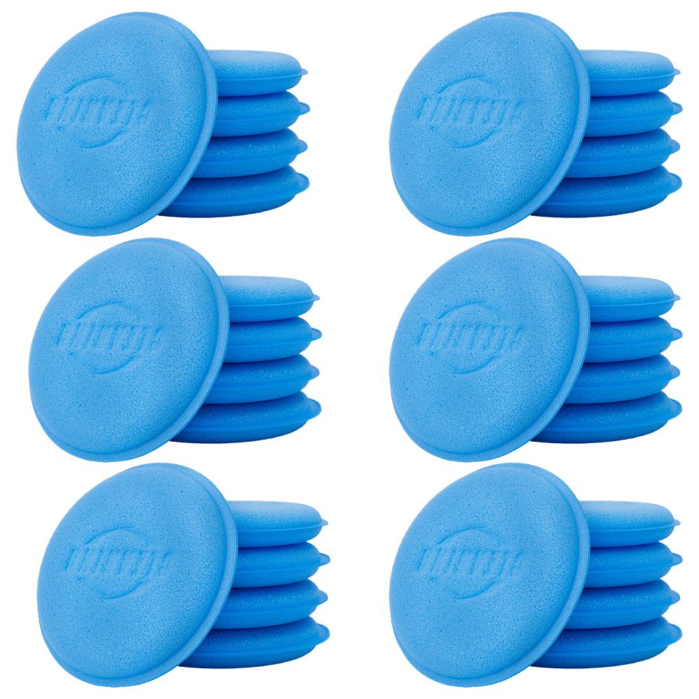 30pcs Car Waxing Sponges Circular Edge Pressing Car Waxing Polishing Cleaning Tool Car Waxing Polish Foam Sponge Applicator Pads