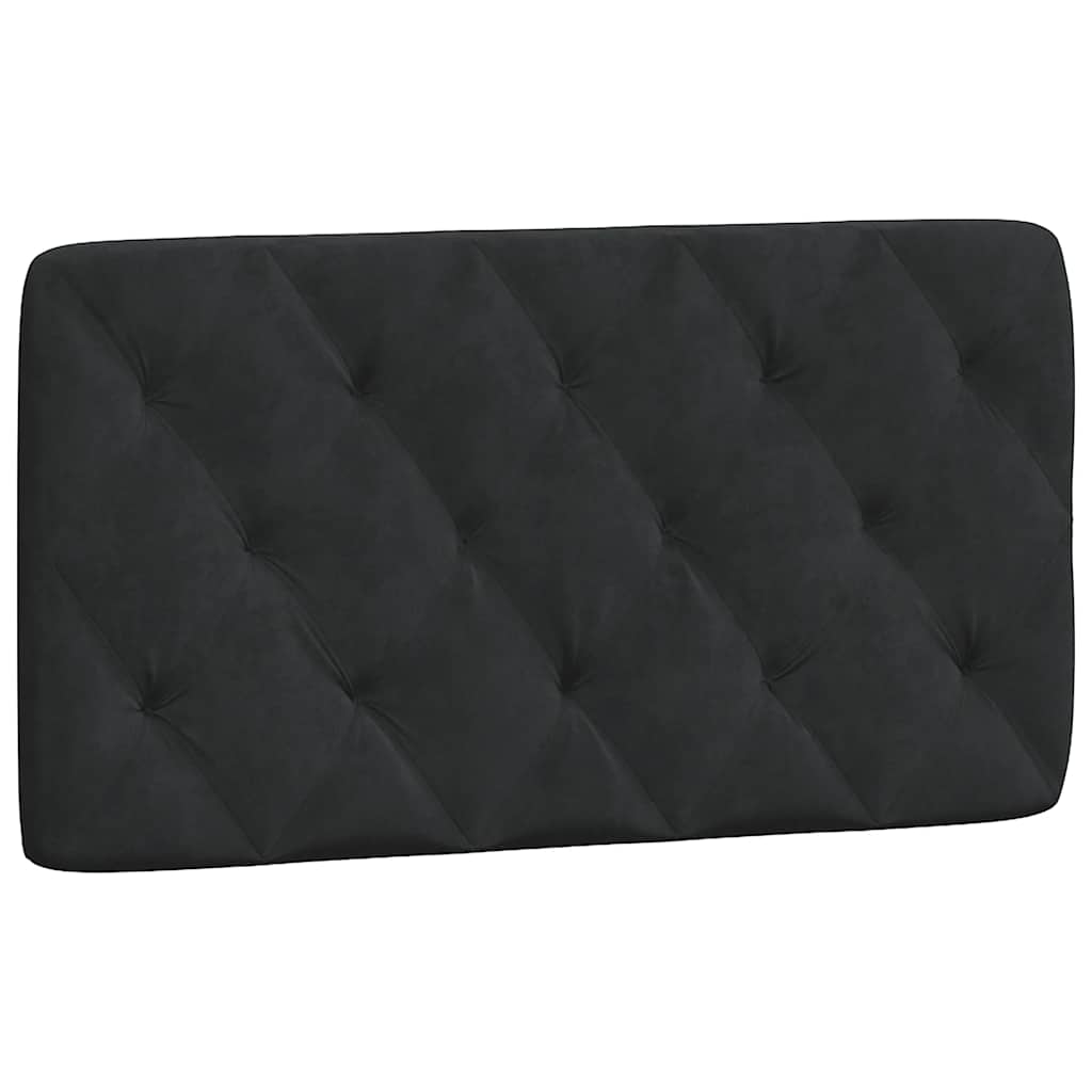 Bed Frame without Mattress Black 100 x 200 cm Velvet