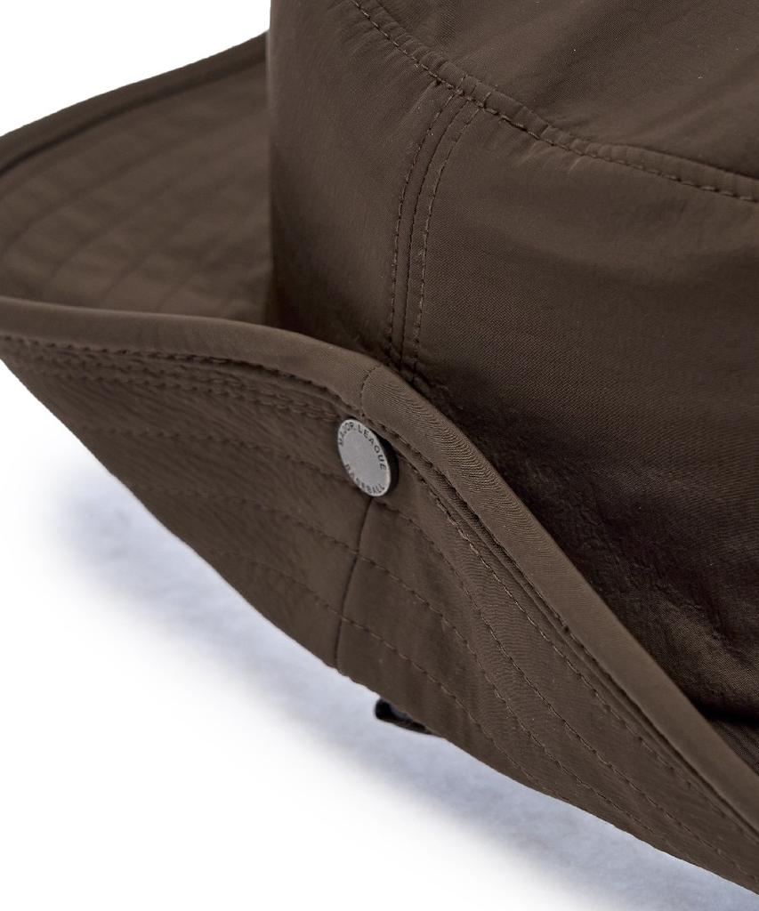Emelbi Lightweight Nylon Wide Safari Hat Ny (D.Brown)