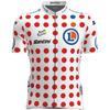 Santini Cycling Tour De France 24 Fanline KOM XL Vest, Jersey, Men's, White/Red,