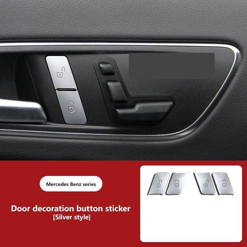 

Кнопка подъема стекла двери автомобиля декоративная наклейка для Mercedes Benz GCE Class GLK GLC ML GL GLE GLS автоаксессуары F2