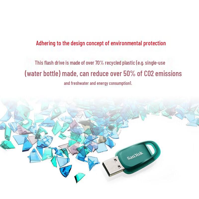 SanDisk CZ96 Extreme Go Eco USB 3.2 Flash Drive