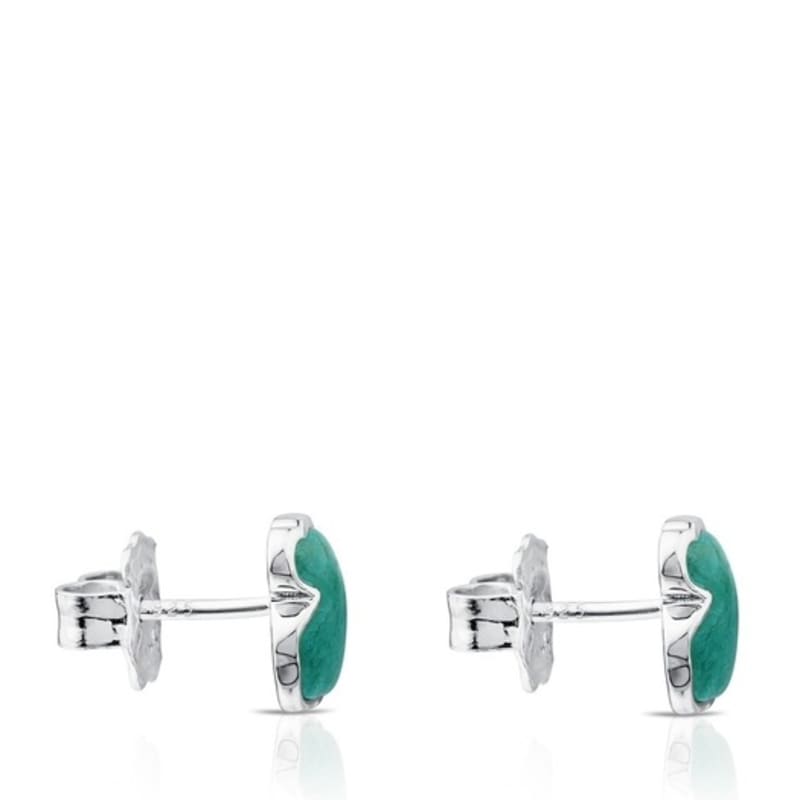 Tous Silver New Color Earrings with Amazonite/615433540