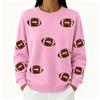 Unisex Fashion Print Crewneck Long Sleeve Sweatshirt Top for Casual Everyday Wear