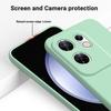 For Infinix Zero 30 4G Liquid Silicone Case Soft Touch Fiber Lining Phone Cover