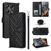 Per Motorola Signature 5G Moto X70 Air Pro 5G Custodia in Pelle con Supporto Portafoglio Copri Telefono con Tracolla