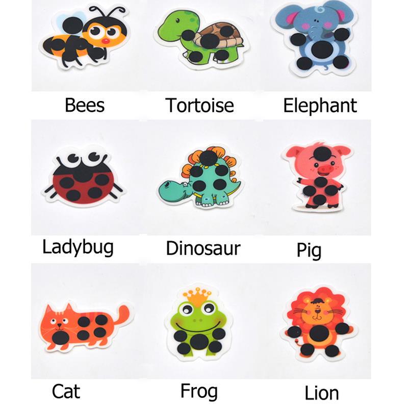 Nové kreativní děti pro domácí děti Domácí zdraví Kreslený teploměr na čelo Nálepka Péče o dítě Roztomilé kreslené dobře vyrobené