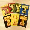 KIDS IN CAR! Kids Insignals Magnet 12x9cm Retro Vintage Vintage Classic (Red)