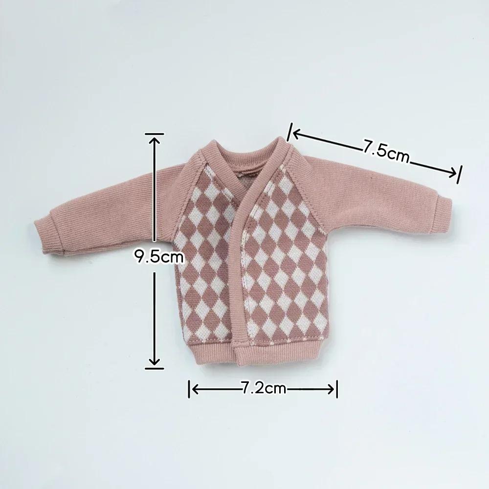 Blyth Clothes Mini skirt plaid cardigan pleated skirt student suit casual sweater jacket shirt Ymy Ob22 24 27 Doll Accessories