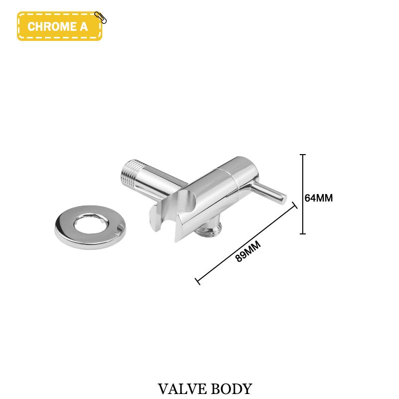 Toilet Mate Bathroom Bidet Shower Head Wall Mounted Black Copper Angle Valve Handheld Spray Gun Faucet Bathroom Accessories