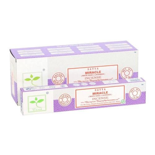 Satya Miracle Earth Incense Sticks (Pack of 6)