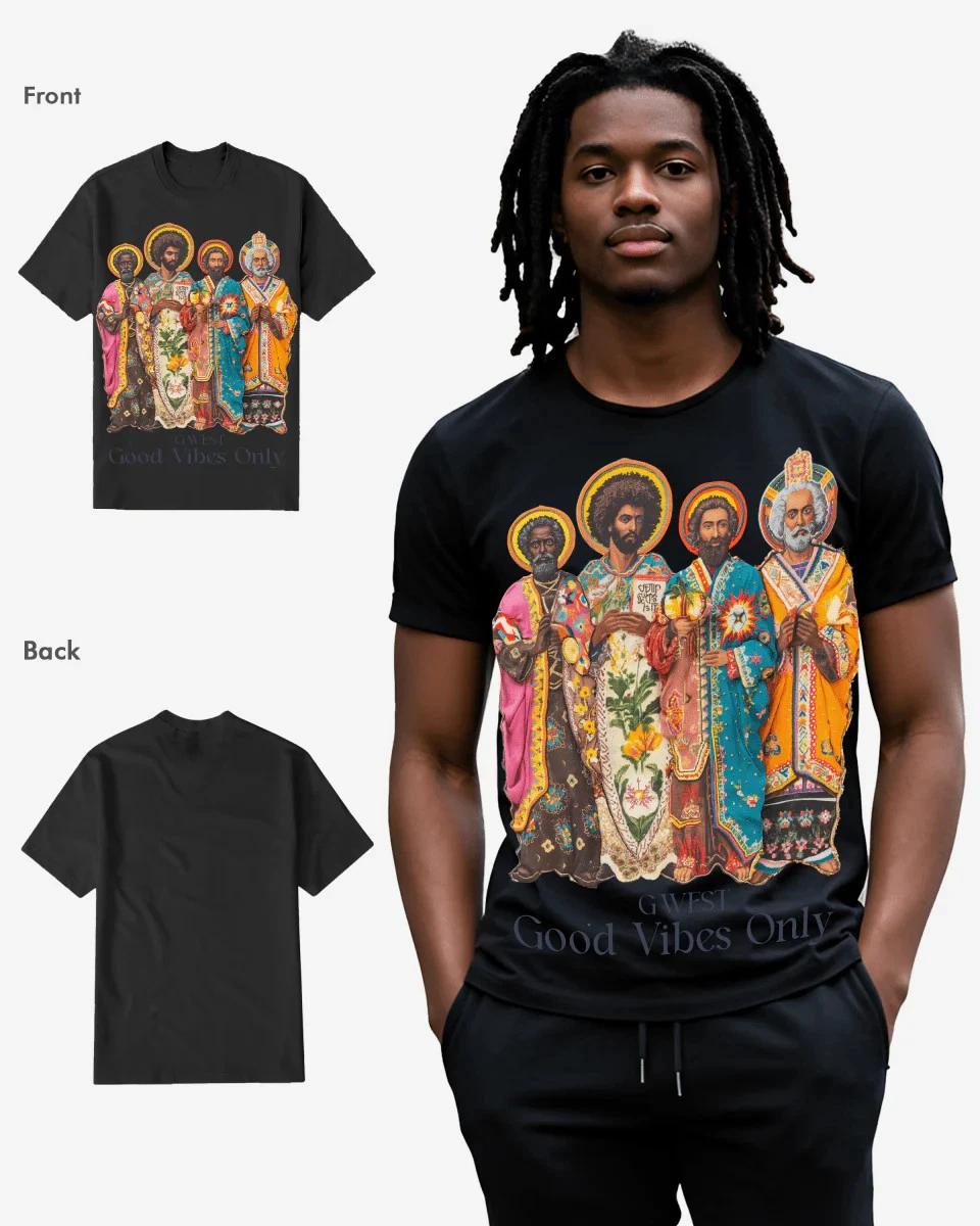 G WEST GOOD VIBES TEE XL