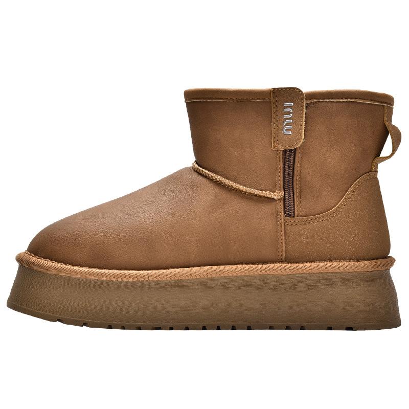 New Product Hot Sale Winter New Velvet Thickened Snow Boots Women's Thick-soled Warm Cotton Boots 3408