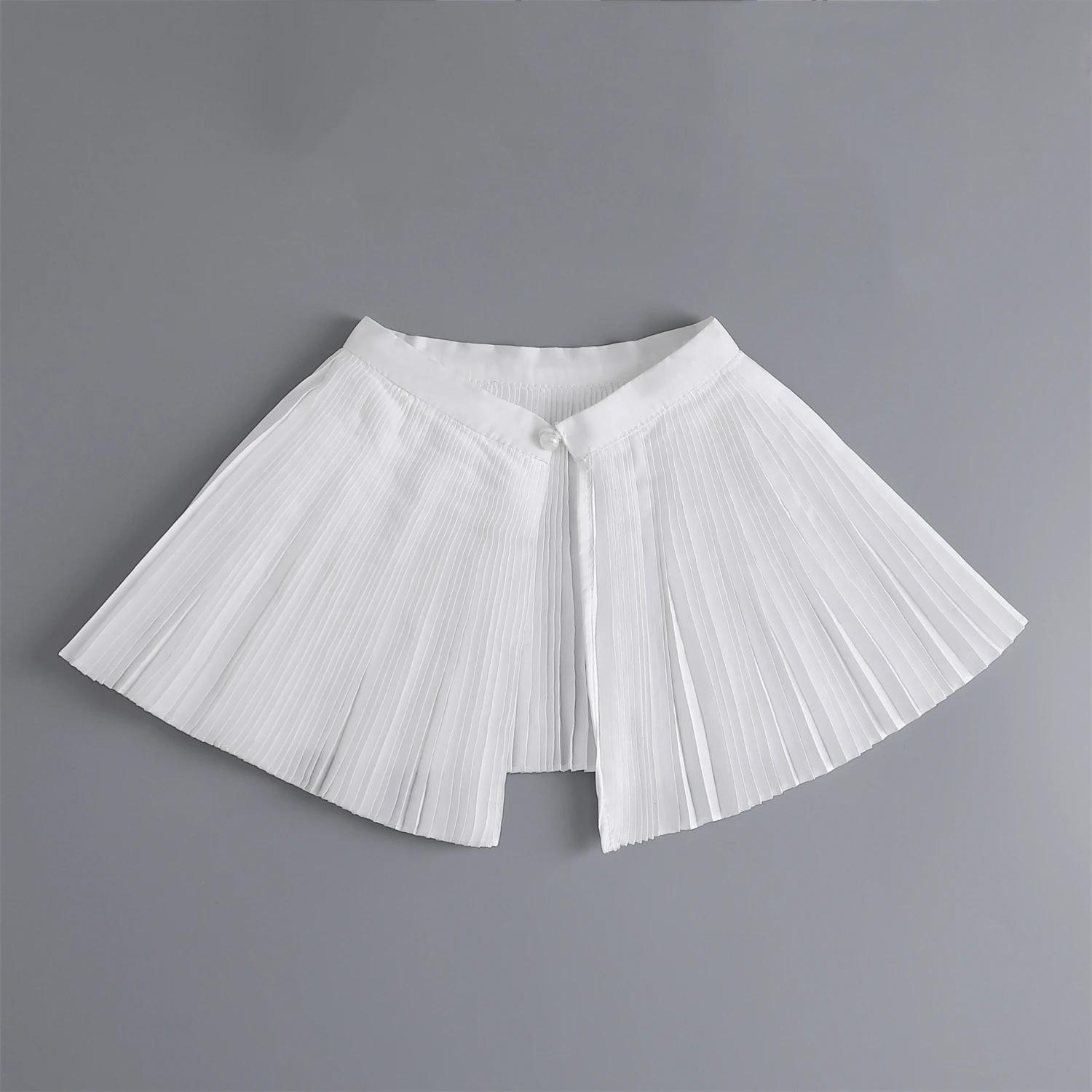 

Большой отложной воротник-манишка для женщин, накидка на плечи, шаль, съемная блузка, рубашка, топы, отстегивающийся воротник, маленькая накидка для девочек, фальшивый воротник