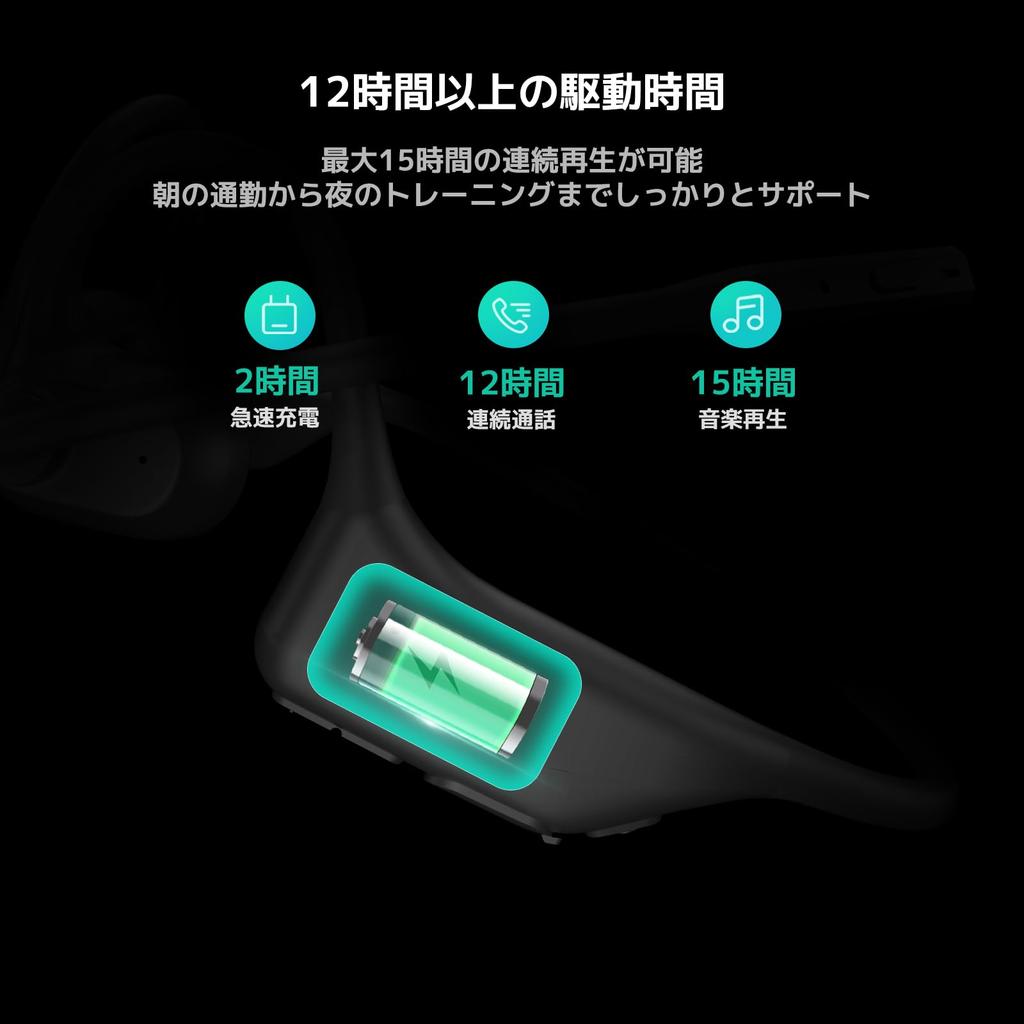 Nuroum OpenEar Pro2 Wireless Open-Ear Earphones, Business Model, with Microphone, USB Adapter Included, Ultra-Lightweight, Noise-Canceling, Wireless,