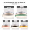 Smart LED Ceiling Fan Light for Home and Study - Modern Design for Bedroom or Restaurant