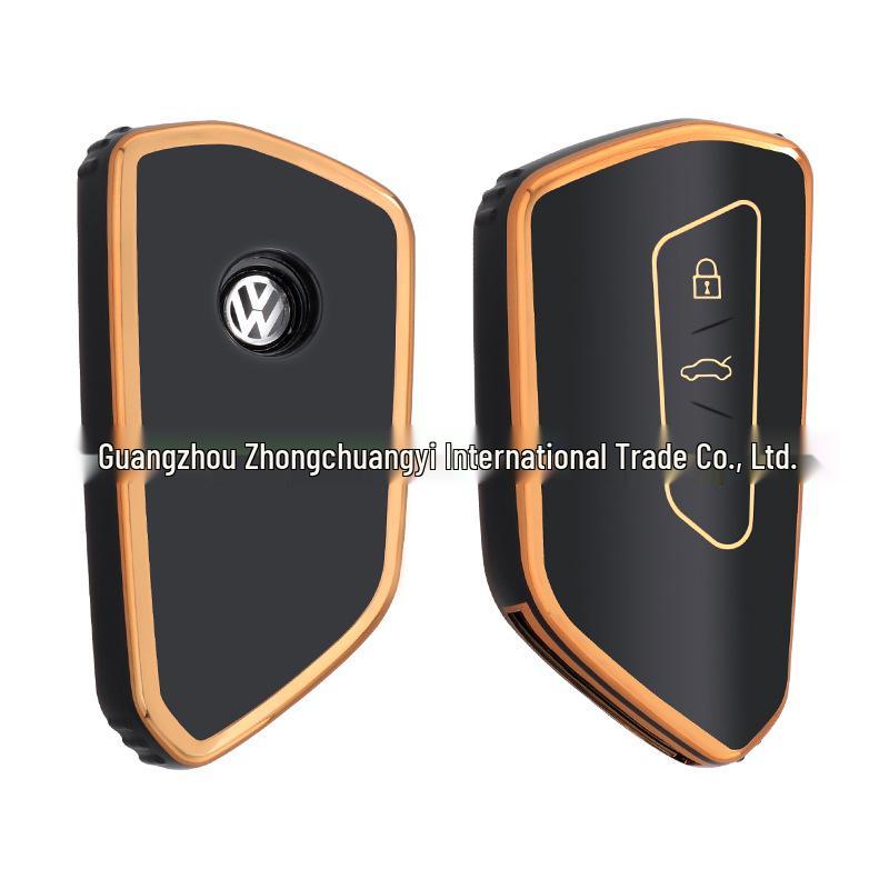 

TPU Key Shell for Volkswagen Golf 8/Talagon/Touareg X 2022 - Minimalist Style Crescent White [Single Shell]
