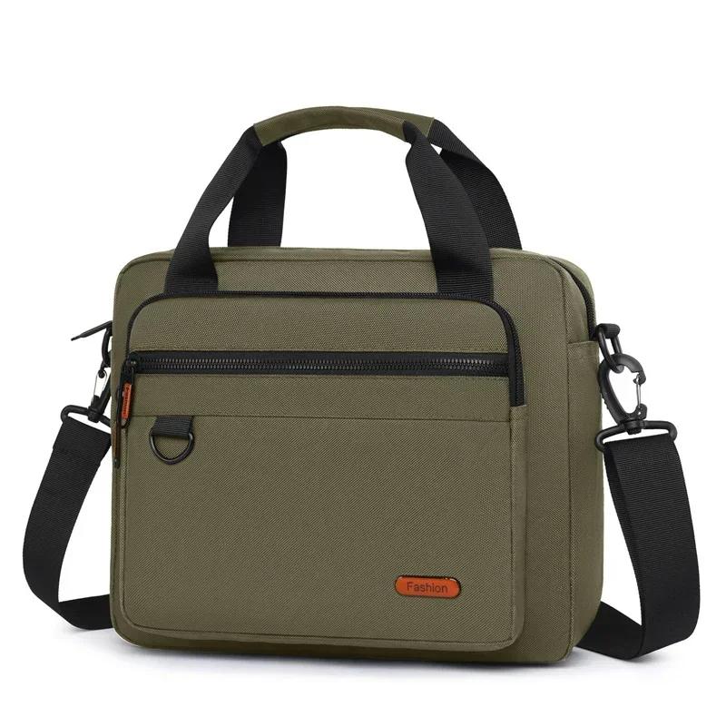 New solid Oxford zipper casual crossbody bags versatile commuting business bags multi-layer wallet shoulder bags