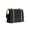Coach Borsa a Spalla Klare 21 con Catena Borsa a Fisarmonica in Pelle Borsa a Spalla da Donna Nero 91019-IMAA8
