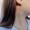 Fashion Jewelry Snake Bone Chain Tassel Stud Earring for Women 18K Gold Plated 925 Sterling Silver Earring Piercing Jewelry