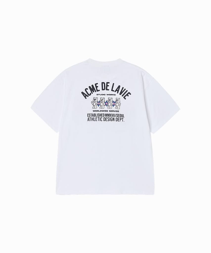 ACME DE LA VIE Four Ac Bear Short Sleeve T-Shirt