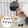 6Pcs Industrial Screws Ergonomic Knob Plastic Tighten Bolt Knob Hexagonal Head Handle Hand Screw Plastic Tighten Bolt