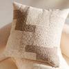 Chinese Ink Floral Velvet Throw Pillow Cover