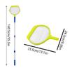 Leaf Rake Deep Bag Swimming Pool Cleaning Nets Retractable Pole Spa Rubbish Skimmer Pool Net For Hot Tub Fish Tank Pond