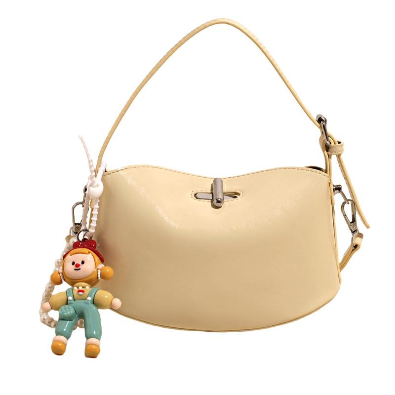 Cartoon-Accessoires Tasche Anhänger niedlich kreativ Sommer neu hochwertig Textur vielseitig Schulter Umhängetasche Damen