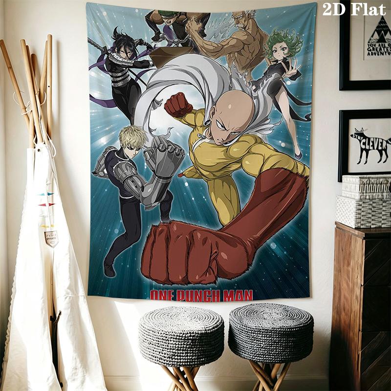 One-Punch Man Pattern Home Decor Tapestry, Wall Hanging, Decorative RV Wall Cloth.MGT0918592
