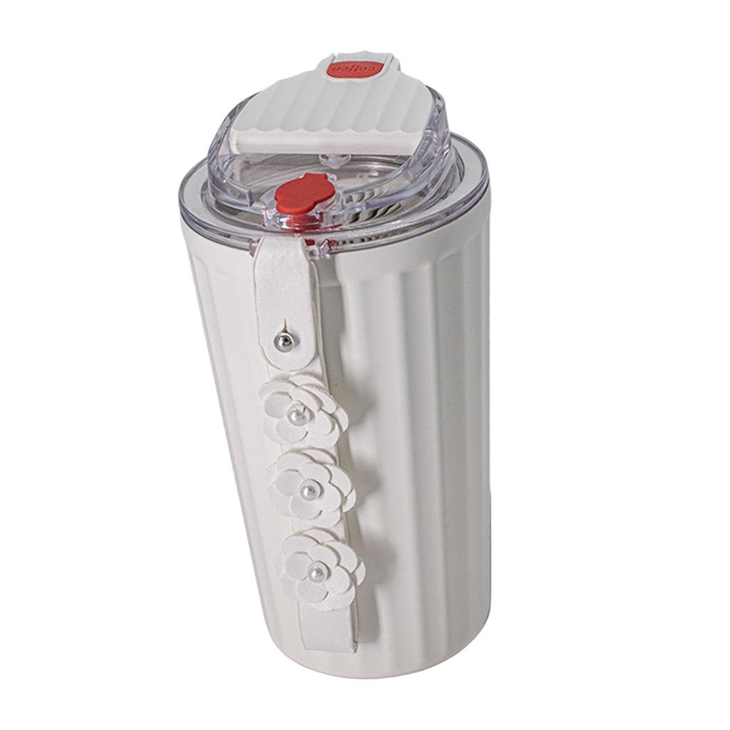 304 Stainless Steel Coffee Mugs Tumblers Food Grade with Tea Infuser for Loose 420ml Filter