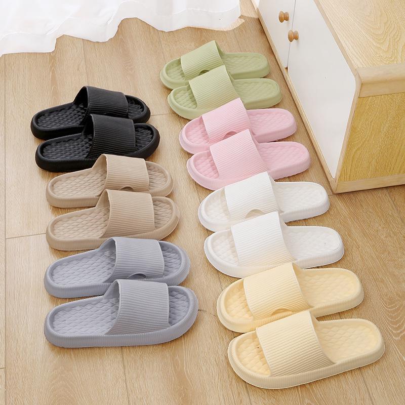 4CM Grube Podeszwy Letnie Kapcie dla Kobiet i Mężczyzn - Wygodne Domowe Sandały EVA