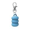 Practical Donut Silicone Keychain Cap Accessories Portable Durable Holder Keychain Compatible For Lipgloss Storage And Balm Cap