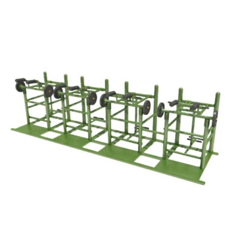 Outdoor Squat and Strength Training Machine