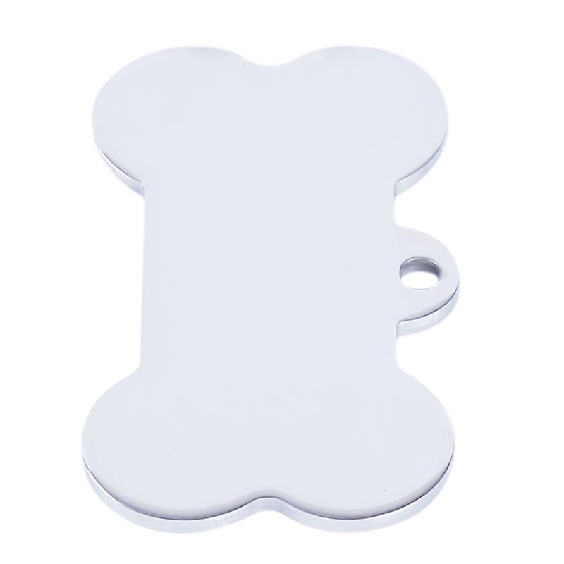 Bone Shape Pet ID Tag Custom Engraved Name Keychain Personalized Anti-lost Dog Cat Collar Pendant Pet Supplies
