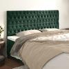 VidaXL Headboards 4 Pcs Dark Green 90x7x78-88 Cm Velvet3116731