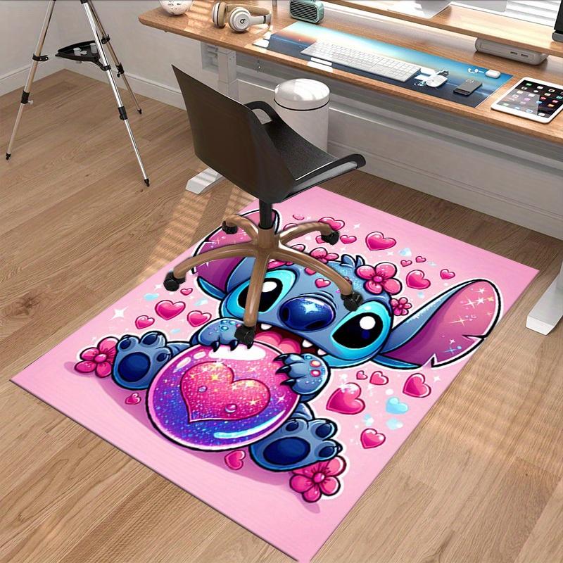 1pc. Cute Stitch Heart-Shaped Rug - Perfect for Home, Office, or Outdoor Decor - Ideal Gift Ideaz0414275