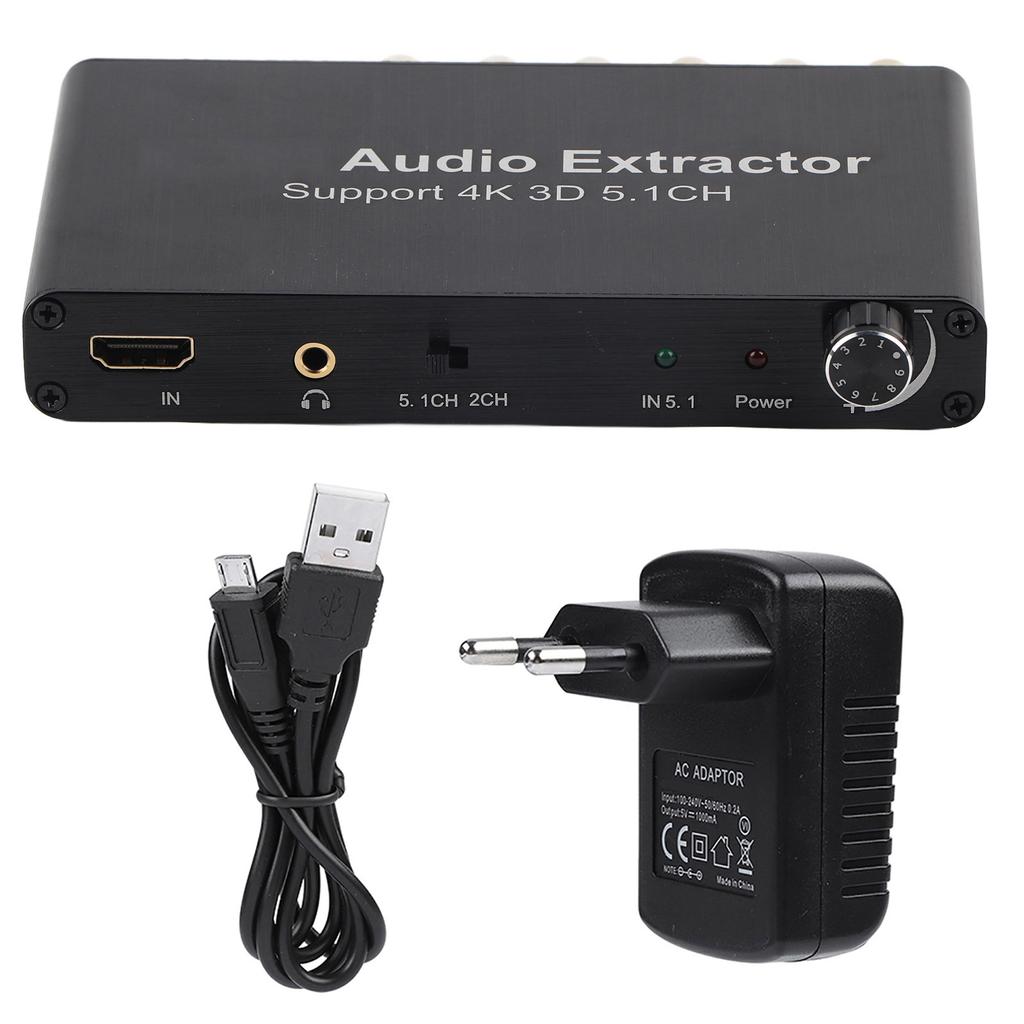 4K 3D HDMI 5.1 Channel HDMI Audio Extractor Converter