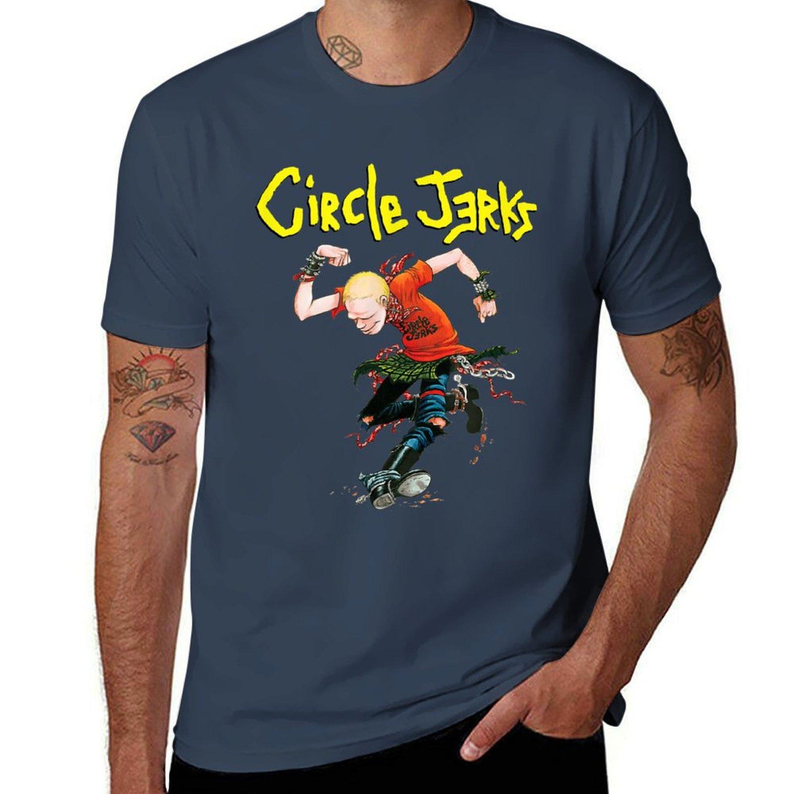 Circle Jerks Skankunisex Tshirt Outdoor Work Short Sleeve Top S